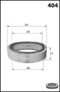 LUCAS FILTERS lfaf115 -  Воздушный фильтр